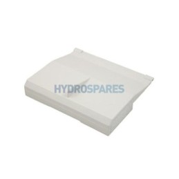 35 sq. ft. Spa Skim Filter Floating Weir White + Foam