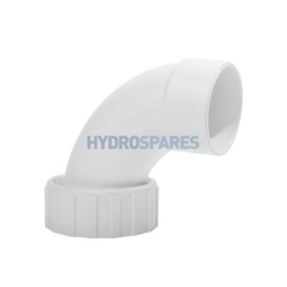 Pump Union - 2.0" PVC 2.0" Socket - 90° Swept