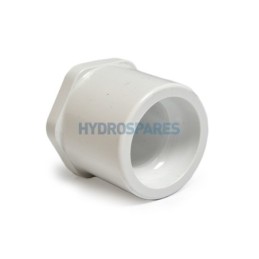 Reducer - Insert/Flush  IMP White 2" Spg x 1.5" Soc PVC