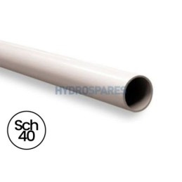 Rigid Pipe - IMP - White 1/2" - SCH 40