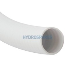 50mm Semi-Rigid PVC Pipe White 1m 50mm OD